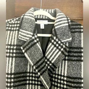 Maternity Peacoat - Plaid - XL